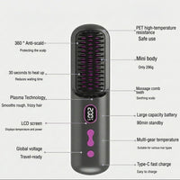 KIARA Hair Professional Cordless Heated Brush